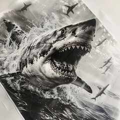 Artwork of a Shark Generative AI
