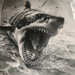 Artwork of a Shark Generative AI
