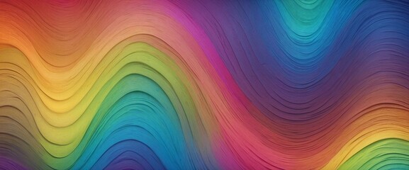 Obraz premium Abstract Textured Background in Rainbow Gradient Colors Wallpaper, Background Design for Poster and Banner, Card Background