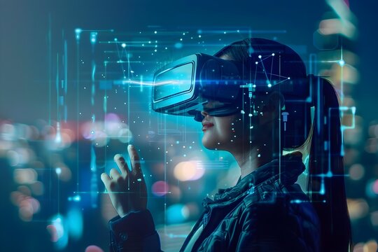 Empowering Future Achievements: A Woman Pioneering Virtual Reality Technology in Business and Education