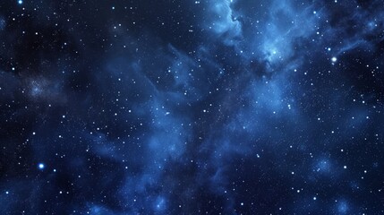 A vibrant image showcasing the vastness of space, filled with star clusters and nebula dust