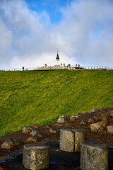 Views from the peak of Maungawhau / Mount Eden in Auckland, New Zealand
