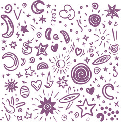 seamless doodle pattern