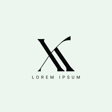 Letter XK and KX monogram initial logo, geometric, modern, gradient, grid logo