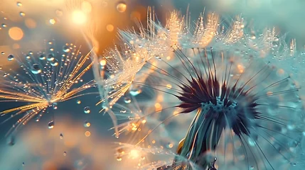  A dreamy macro photo of a dandelion. © Prasanth