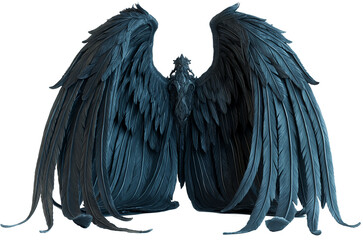 Black wings. Ai generated image - 759744667