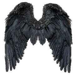 Black wings. Ai generated image - 759745045