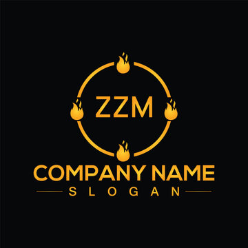 Letter ZZM logo design template vector for corporate business