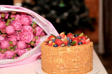 flower cake 