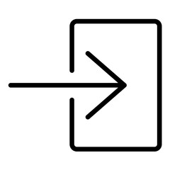 Vector Design Exit Icon Style