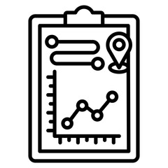 Project Metrics Icon Element For Design