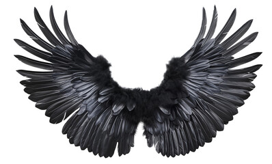 Black wings. Ai generated image - 759746049