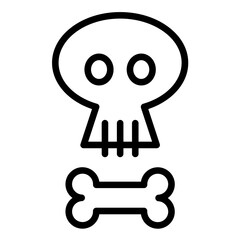 Vector Design Poison Control Icon Style