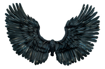 Black wings. Ai generated image - 759746244