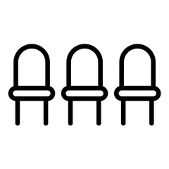 Vector Design Seating Icon Style