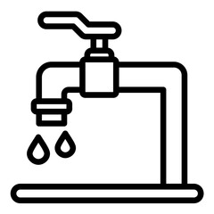 Vector Design Outdoor Faucet Icon Style