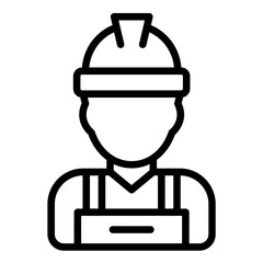 Vector Design Contractor Icon Style
