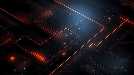 Obraz premium Colorful modern high-tech, science, future technology