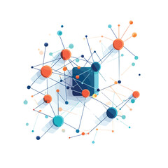 Network icon vector illustration. Connection Icon v