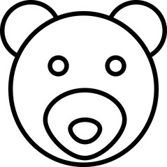 Head Animal Line Icon