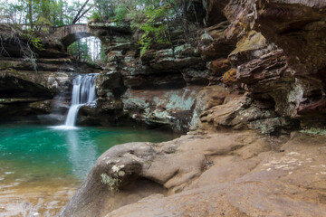 Upper Falls, Old Man's Cave, Hocking Hills State Park, Ohio