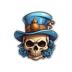 Skull Sticker