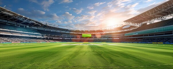 An international cricket stadium boasting a LEED Platinum certification
