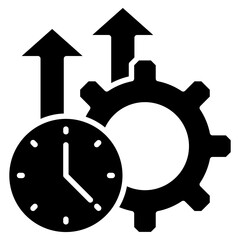 Productivity Icon Element For Design