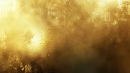 Gilded Elegance: The Subtle Shift of a Gold Foil Gradient - obrazy, fototapety, plakaty