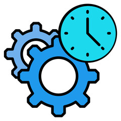 Process Icon Element For Design