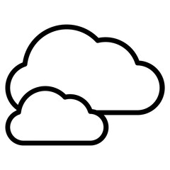 Cloud Icon Element For Design
