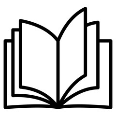 Book Icon Element For Design