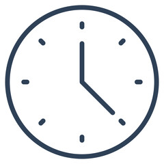 Clock Icon Element For Design