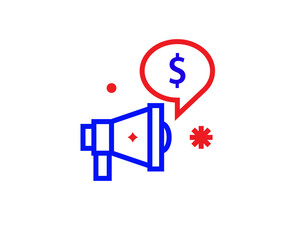 marketing illustration in line style design. Vector illustration.	