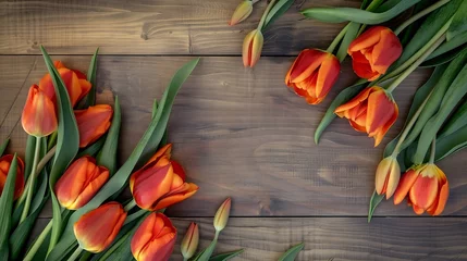 Foto op Plexiglas Generative AI : Spring nature background with beautiful iris flowers © The Little Hut