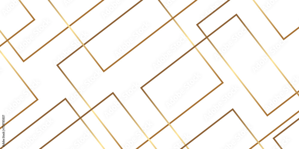 Poster modern minimal and clean white gold background with realistic line wave geometric circle shape, abst