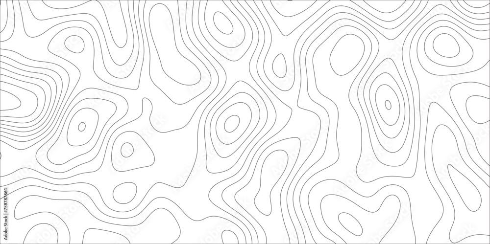 Poster abstract topographic contours map background. topographic map and landscape terrain texture grid. te