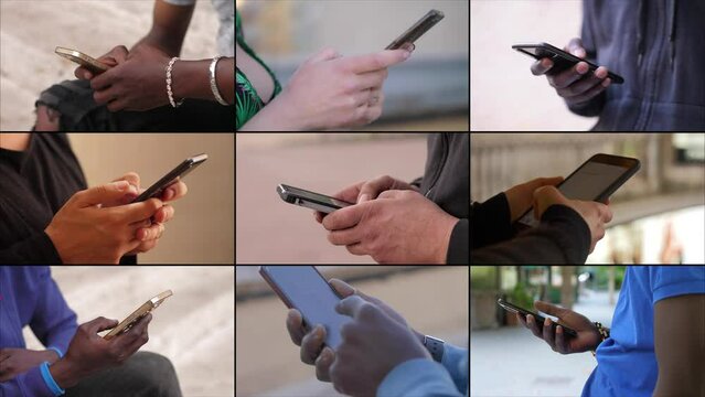 Smartphone Moments: A Nine-Frame Digital Narrative