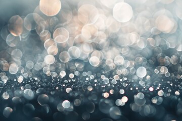 Abstract Light and Blur White Grey Bokeh Office Background - obrazy, fototapety, plakaty