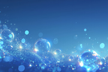 speech bubbles on blue background