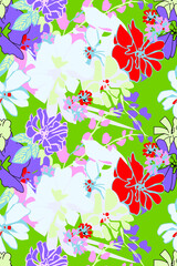 Gorgeous summer colors suitable for flower and dress patterns
.Suitable for tie and bow tie patterns.