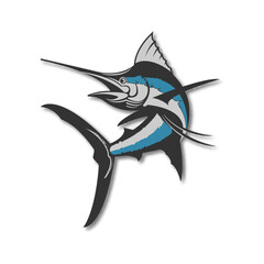 Fishing logo design template fishing sport logo