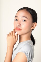 Young beautiful asian women