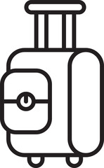 Luggage Line Icon