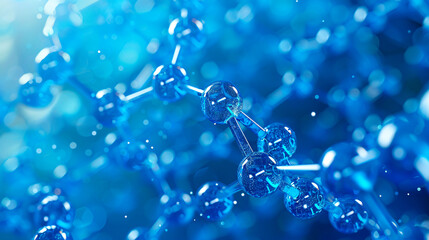Molecular Science and Biotechnology in Blue Abstract Background
