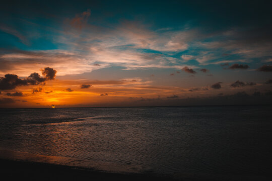 Guam Sunset during golden hour