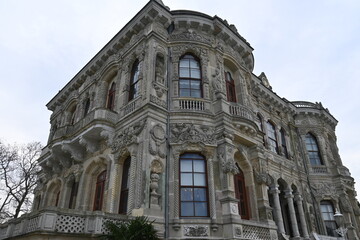 Fototapeta na wymiar Istalbul Kucuksu Palacei, architectural building