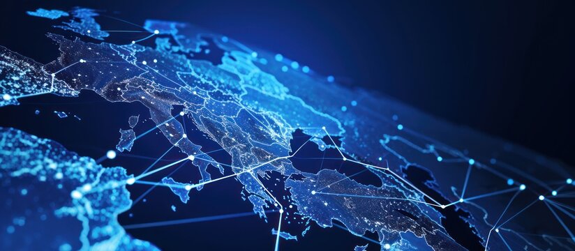 world internet digital background