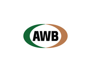 AWB Logo design vector template