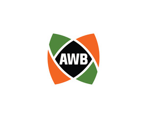 AWB Logo design vector template